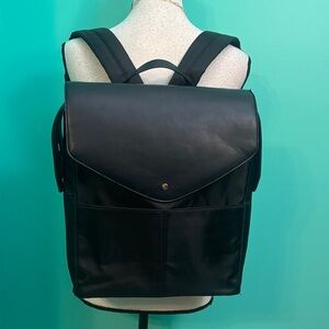 a new day Sleek Black Backpack